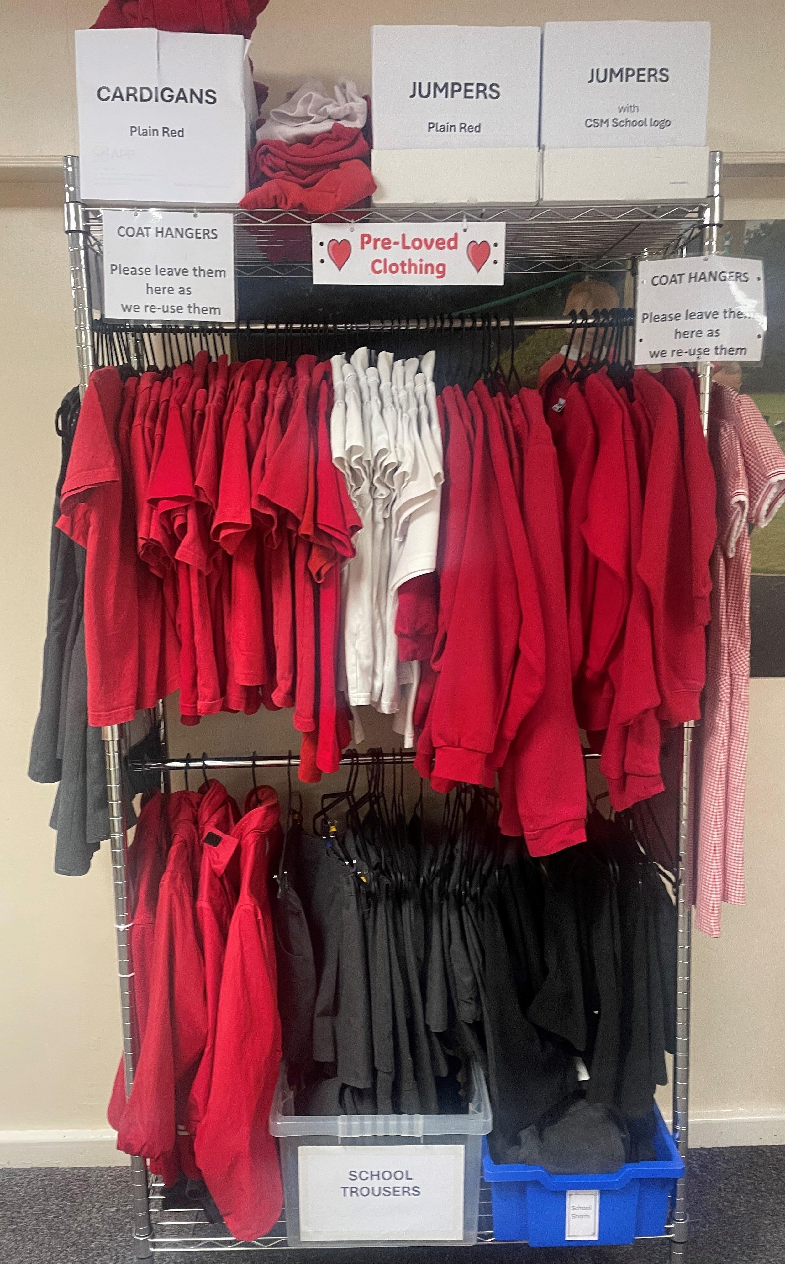 Clothing rail- please help yourself